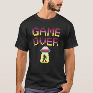 Game Over, Bigfoot, Alien Abductie T-shirt