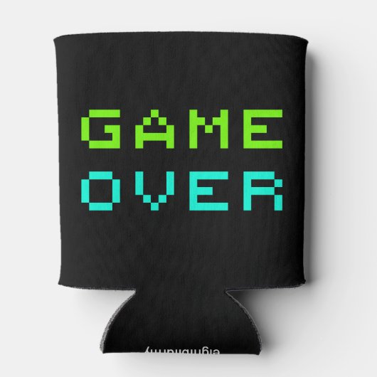 Game over blikjeskoeler (Achterkant)