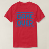 GAME OVER Blue Worn T-shirt (Design voorkant)