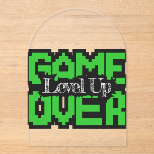 Game Over, breng vintage klassiekers terug tot lev Acryl Uitnodigingen