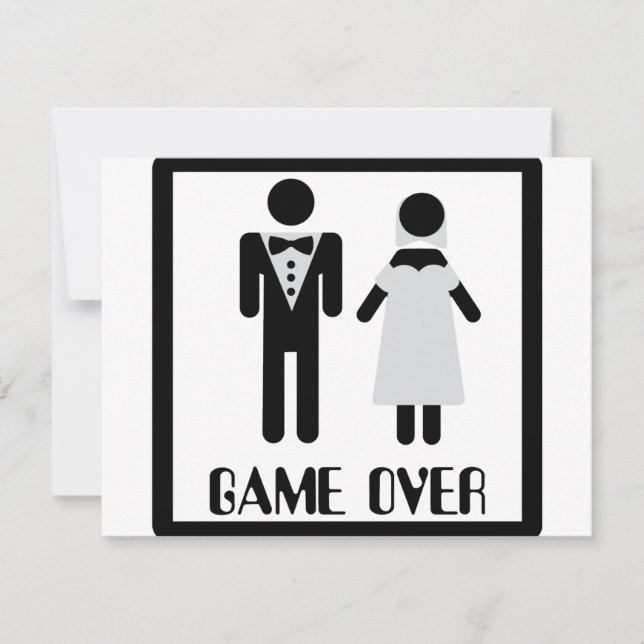 game over bridal koppel pictogram (Voorkant)