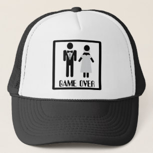 game over bridal koppel pictogram trucker pet