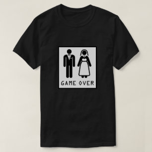 Game over bride of bruid t-shirt