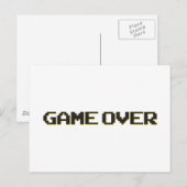 Game over briefkaart (Voorkant / Achterkant)