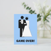 Game over briefkaart (Staand voorkant)
