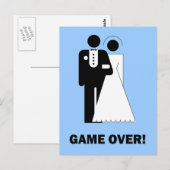 Game over briefkaart (Voorkant / Achterkant)