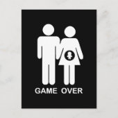 Game over briefkaart (Voorkant)