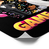 Game-Over Bruidegom Bruid Trouwen Ongehuwde Man Poster (Hoek)