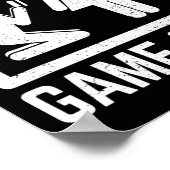 Game Over Bruidsjonkers Feest Huwelijk Drank Smo Poster (Hoek)