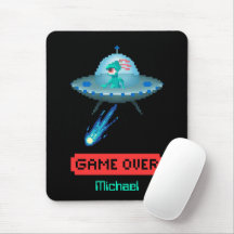 'Game Over' Buitenaards Vliegend UFO Ruimteschip, 