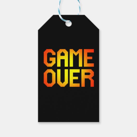 GAME OVER CADEAULABEL (Voorkant)