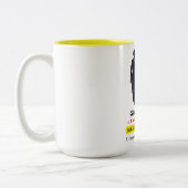 Game Over caneca Tweekleurige Koffiemok (Links)