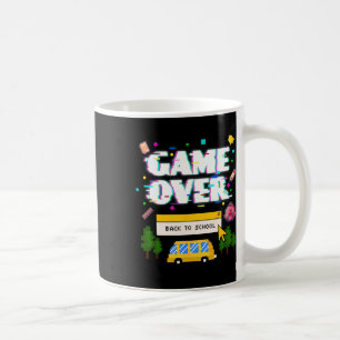 Game Over Ck naar school Funny Retro Gamer Leraar Koffiemok