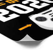Game Over Cl Van 2026 Gamer Jongens Meisjes Afstud Poster (Hoek)