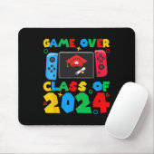 Game Over Cl Van Videospelende Studenten Grappige Muismat (Met muis)