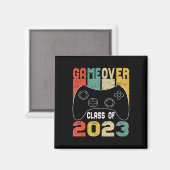 Game Over Class of 2023 Video Games Gradua Magneet (Voorkant / Achterkant)