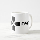 Game Over Coffee Mok - Ideaal voor gamers (Voorkant rechts)