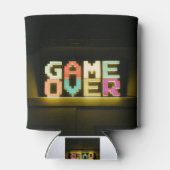 Game over Cute Simple Pixel Art Pixel Arts Easy De Blikjeskoeler (Achterkant)