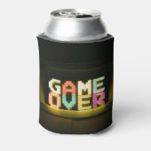 Game over Cute Simple Pixel Art Pixel Arts Easy De Blikjeskoeler (Blikje Achterkant)