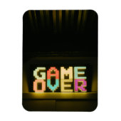 Game over Cute Simple Pixel Art Pixel Arts Easy De Magneet (Verticaal)