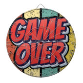 Game over. dartbord (Voorkant)