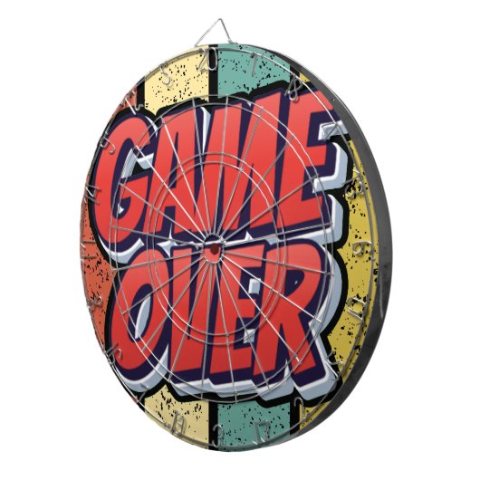 Game over. dartbord (Voorkant Rechts)