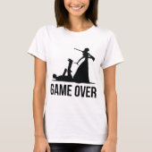 Game over de bruiloft t-shirt (Voorkant)