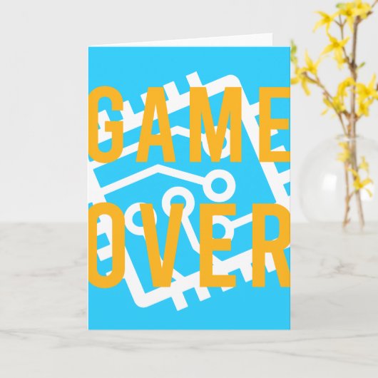 Game over digitaal circuit kaart (Gele Bloem)