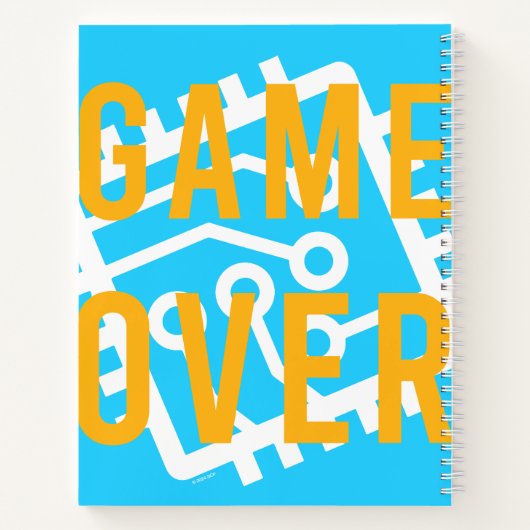Game over digitaal circuit notitieboek (Achterkant)