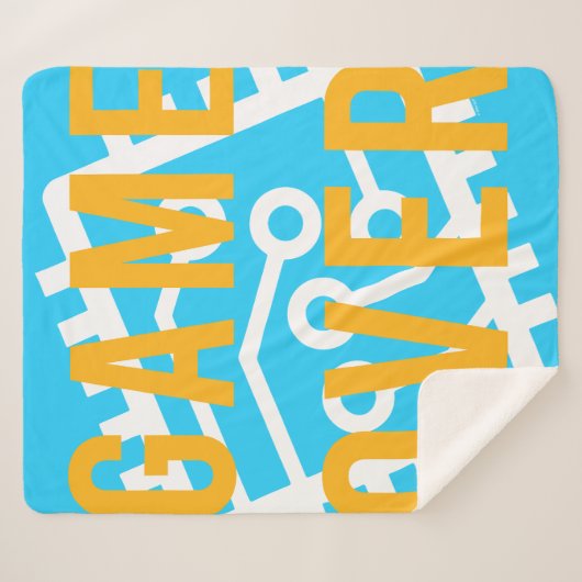 Game over digitaal circuit sherpa deken (Voorkant (horizontaal))