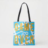 Game over digitaal circuit tote bag (Voorkant)