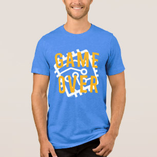 Game over digitaal circuit Tri-Blend shirt