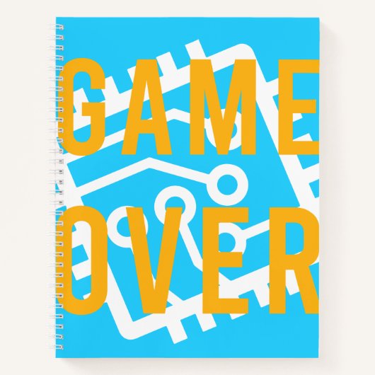 Game Over Digitale Schakeling Notitieboek (Voorkant)