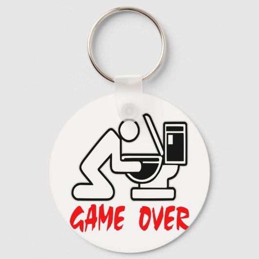 Game Over Drink Sleutelhanger (Voorkant)