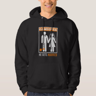 Game over  echtgenoot bruidegom vrijgezellenfeest hoodie