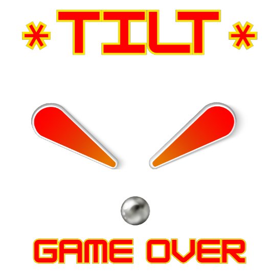 Game over flipperkast kantelen t-shirt