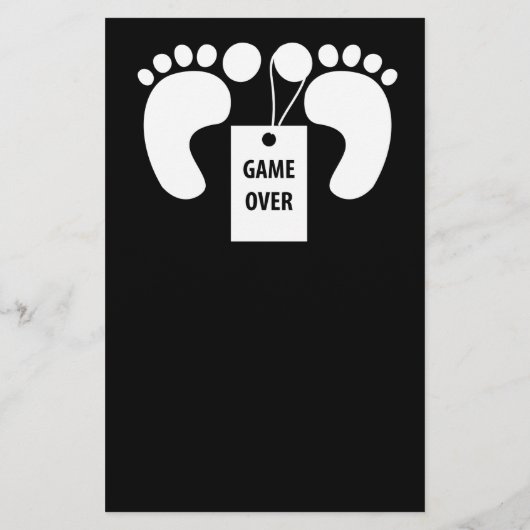 Game over flyer (Achterkant)