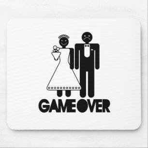 Game Over - Funny Huwelijkscadeaus Muismat