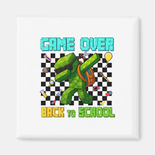 Game Over Gaat Naar School Gamer Grappige Kinderen Magneet