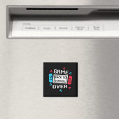 Game over game game gamer Terug naar school S Magneet (Insitu (Vaatwasser))
