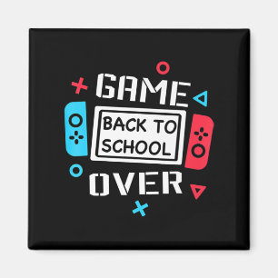 Game over game game gamer Terug naar school S Magneet