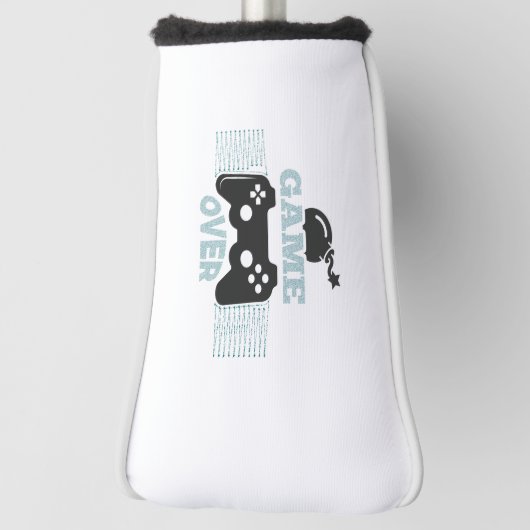 Game Over Gamer Golfheadcover (Draai 90)
