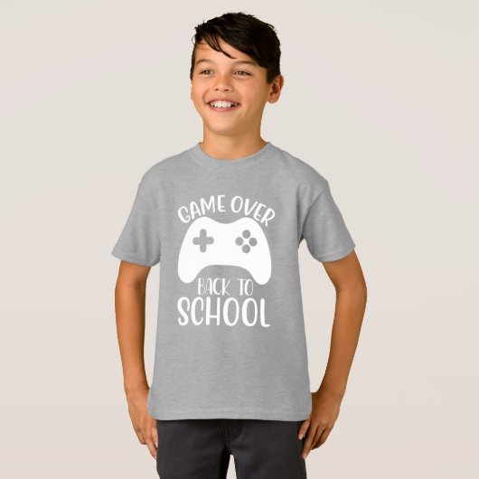 Game Over Gaming T-shirt (Voorkant volledig)