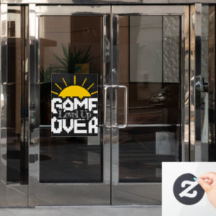 Game Over: Geef Oude Spellen Nieuw Leven, Level Up Raamsticker