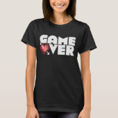 Game over gepixiliseerde gamer t-shirt (Voorkant)