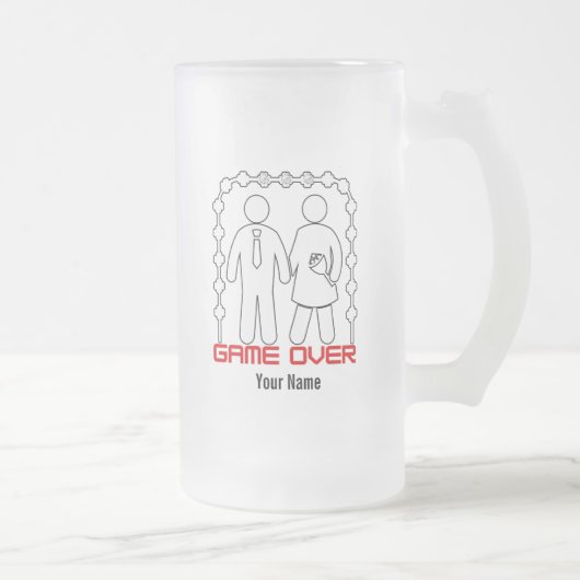 Game over - GO01A 🎮💍 Matglas Bierpul (Rechts)