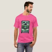 Game Over, Go Green Pixel Art T-shirt (Voorkant volledig)
