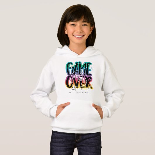 Game over graffiti joystick gamer (Voorkant volledig)