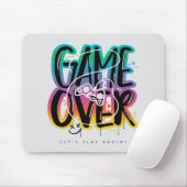 Game over graffiti joystick gamer muismat (Met muis)