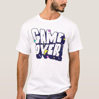 Game Over Grafische T-Shirt – Retro Gamer T-shirt